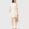 Kurzes, ausgestelltes Tweed-Kleid