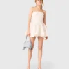 Kurzes besticktes Bustierkleid