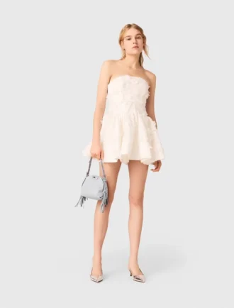 Kurzes besticktes Bustierkleid