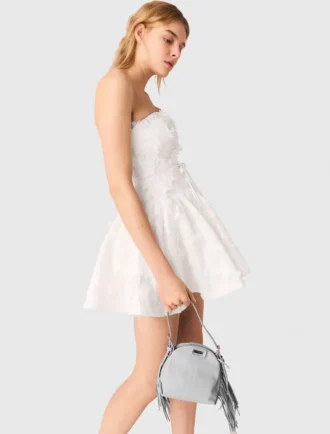 Kurzes besticktes Bustierkleid