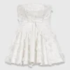 Kurzes besticktes Bustierkleid