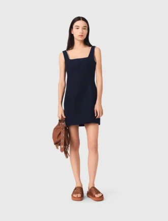 kurzes kleid aus leinenmischung 1 1 330x434 - Kurzes Kleid aus Leinenmischung