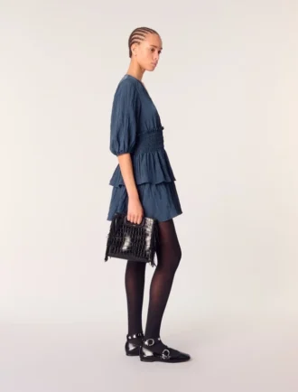 Kurzes Rüschenkleid