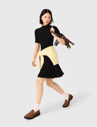 Kurzes Strickkleid