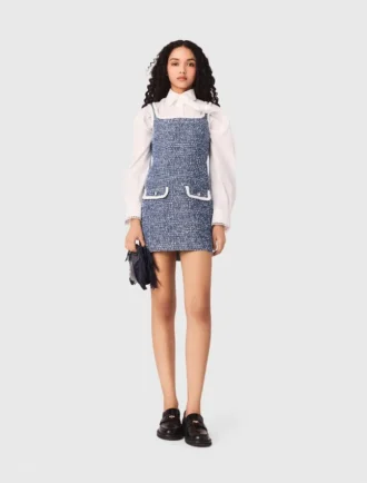 Kurzes Tweed-Kleid