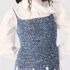 Kurzes Tweed-Kleid