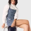 Kurzes Tweed-Kleid