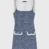 Kurzes Tweed-Kleid