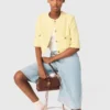Kurzärmelige Tweedjacke Kurzärmelige Tweedjacke