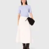 Kurzärmeliger Pullover mit Strasssteinen