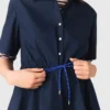 Kurzärmeliges Bubble-Kleid aus Baumwolle Kurzärmeliges Bubble-Kleid aus Baumwolle