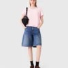 Kurzärmeliges T-Shirt mit Rundhalsausschnitt Kurzärmeliges T-Shirt mit Rundhalsausschnitt