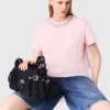 Kurzärmeliges T-Shirt mit Rundhalsausschnitt Kurzärmeliges T-Shirt mit Rundhalsausschnitt