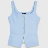 Lange, taillierte Jacke
