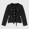 Lange Tweedjacke