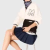 Langer Cardigan mit Stickerei