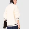 Langer Cardigan mit Stickerei