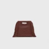 Leather Mini M Bag with Nuts Leather Mini M Bag with Nuts