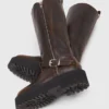 Leder-Bikerstiefel Leder-Bikerstiefel