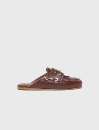 Leder-Bootsschuhe