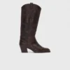 Leder-Cowboystiefel