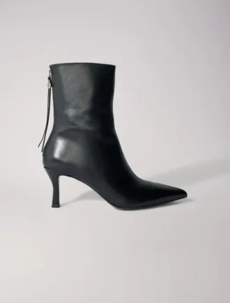 Leder-Stiefeletten
