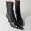 Leder-Stiefeletten
