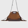 Leder und Wildleder Miss M Mini-Tasche Leder und Wildleder Miss M Mini-Tasche