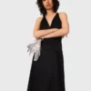 Luftiges Maxikleid mit geflochtenem Rücken Luftiges Maxikleid mit geflochtenem Rücken