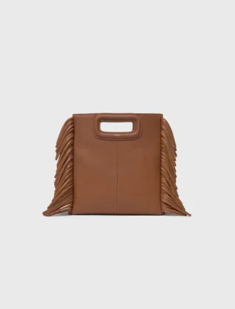 M Bag aus genarbtem Leder