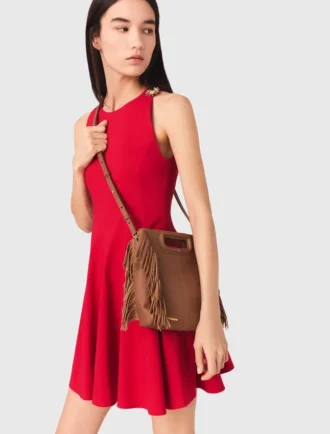 M Bag aus genarbtem Leder