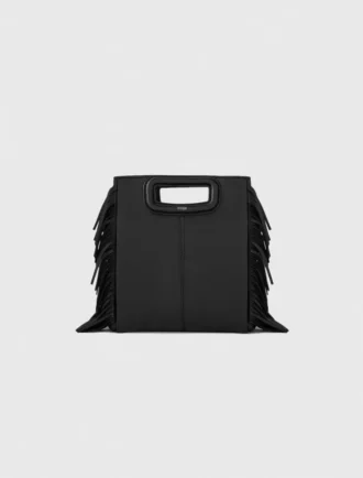 M Bag aus Glattleder mit Fransen