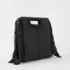 M Bag aus Glattleder mit Fransen M Bag aus Glattleder mit Fransen