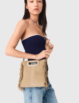M Bag aus Wildleder