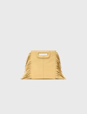 M Mini-Bag aus mattem Craquelé-Leder