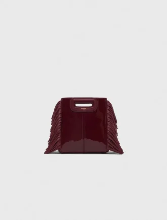 M Mini-Tasche aus Lackleder