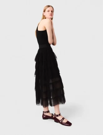Mary-Jane-Ballerinas aus Leder mit Nieten Mary-Jane-Ballerinas aus Leder mit Nieten