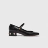 Mary Janes mit Absatz und Strasssteinen Mary Janes mit Absatz und Strasssteinen