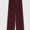 Maßgeschneiderte Anzughose mit hoher Taille Maßgeschneiderte Anzughose mit hoher Taille