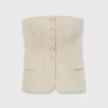 Maßgeschneidertes Bustier-Top