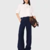 Matrosenhose aus Leinenmischung Matrosenhose aus Leinenmischung