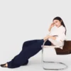 Matrosenhose aus Leinenmischung Matrosenhose aus Leinenmischung