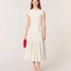 Maxikleid aus Häkel-Strick
