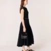 Maxikleid aus Häkel-Strick Maxikleid aus Häkel-Strick