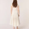 Maxikleid aus Häkel-Strick