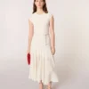 Maxikleid aus Häkel-Strick