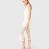 Maxikleid aus Häkelstoff mit Strasssteinen Maxikleid aus Häkelstoff mit Strasssteinen