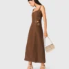 Maxikleid aus Leinenmischung Maxikleid aus Leinenmischung