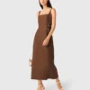 Maxikleid aus Leinenmischung Maxikleid aus Leinenmischung