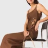 Maxikleid aus Leinenmischung Maxikleid aus Leinenmischung